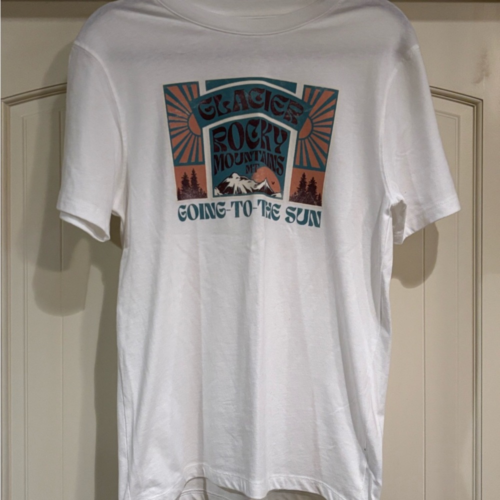 NWOT Goodfellow White Glacier Graphic Tee